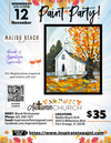 IN PERSON Paint Party -  Autumn Church - Malibu Beach Grill - November 12th