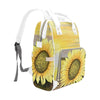 Sunflower Beach Backpack Multi-Function Diaper Bag - Inspirate to Paint Designs