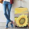 Sunflower Beach Luggage Cover/Medium 22"-25" - Inspirate to Paint Designs