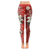Tribal Lil Leggings Red - High Rise Leggings - Inspirate to Paint Designs