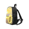 Sunflower Beach Backpack Fabric School Backpack (Model 1682) (Small) - Inspirate to Paint Designs