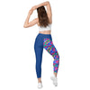 Trifecta Pattern Leggings Yoga Compression with pockets - Inspirate to Paint Designs