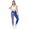 Trifecta Pattern Leggings Yoga Compression with pockets - Inspirate to Paint Designs