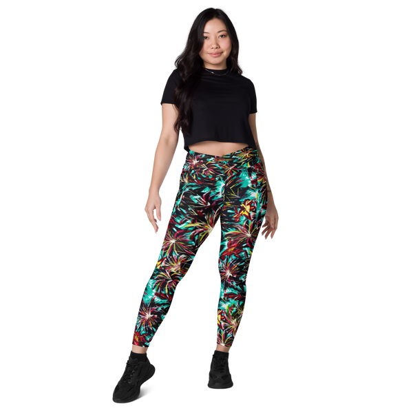 Welcome to the Jungle Leggings Yoga Compression with Pockets! - Inspirate to Paint Designs
