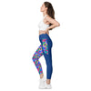 Trifecta Pattern Leggings Yoga Compression with pockets - Inspirate to Paint Designs