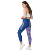 Trifecta Pattern Leggings Yoga Compression with pockets - Inspirate to Paint Designs