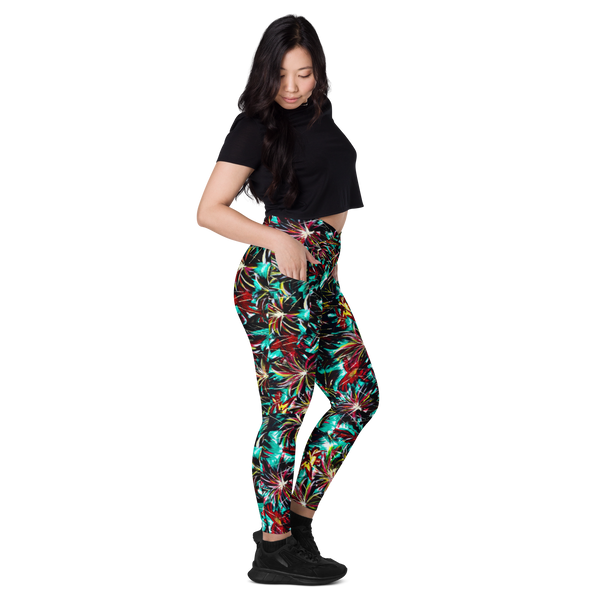Welcome to the Jungle Leggings Yoga Compression with Pockets! - Inspirate to Paint Designs