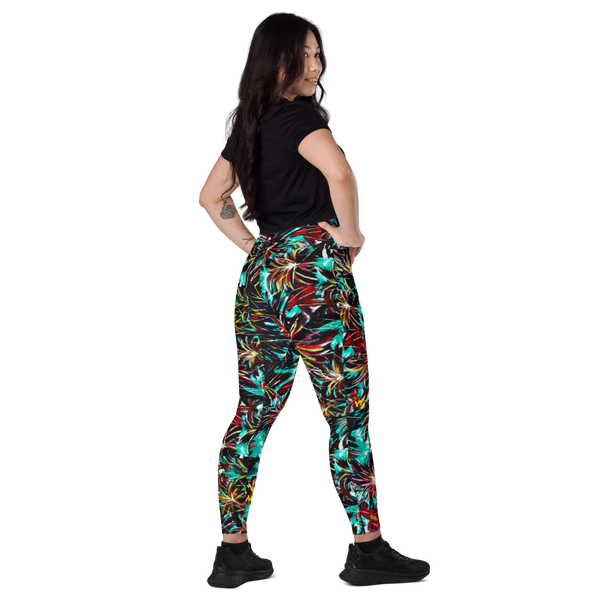 Welcome to the Jungle Leggings Yoga Compression with Pockets! - Inspirate to Paint Designs