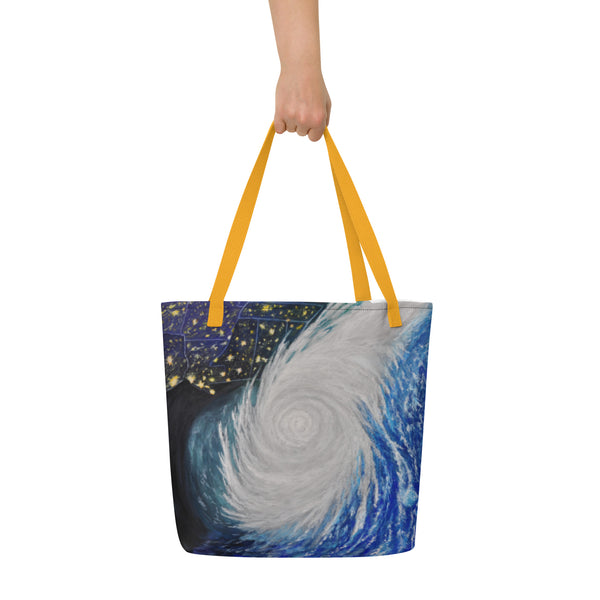 Tropic Rage Large Tote Bag - Inspirate to Paint Designs