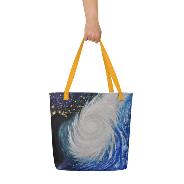 Tropic Rage Large Tote Bag - Inspirate to Paint Designs