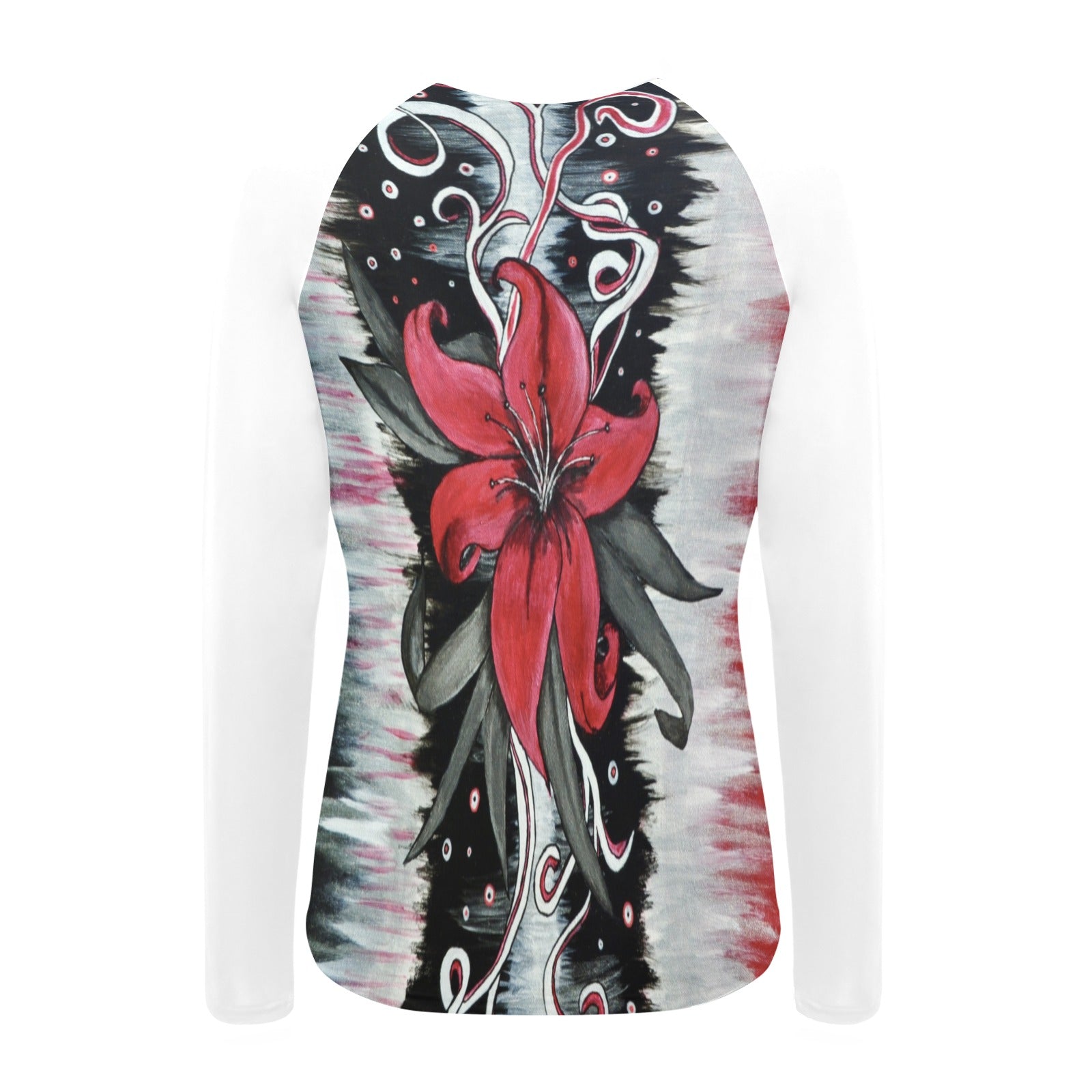 Sun Shirt Lilly Women's Long Sleeve Swim Shirt (Model S39) - Inspirate to Paint Designs