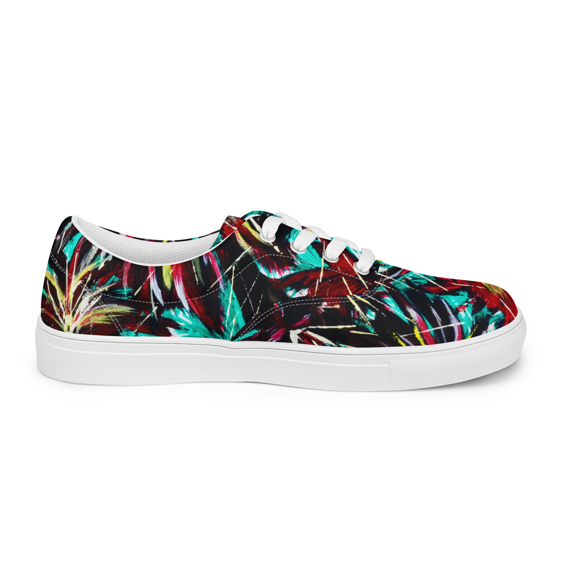 Women’s lace-up canvas shoes - Inspirate to Paint Designs
