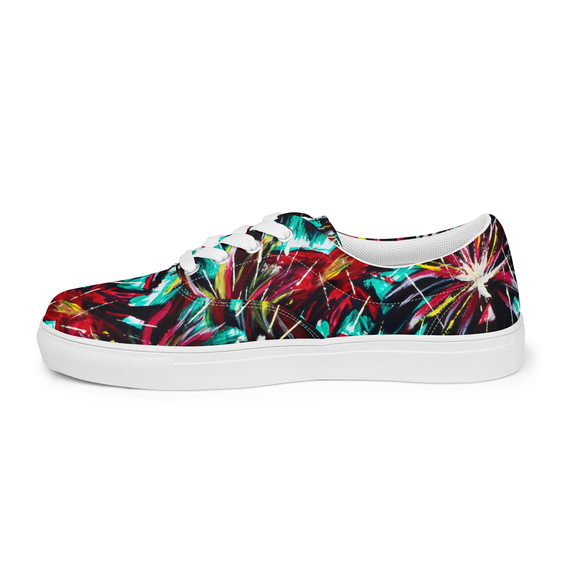 Women’s lace-up canvas shoes - Inspirate to Paint Designs