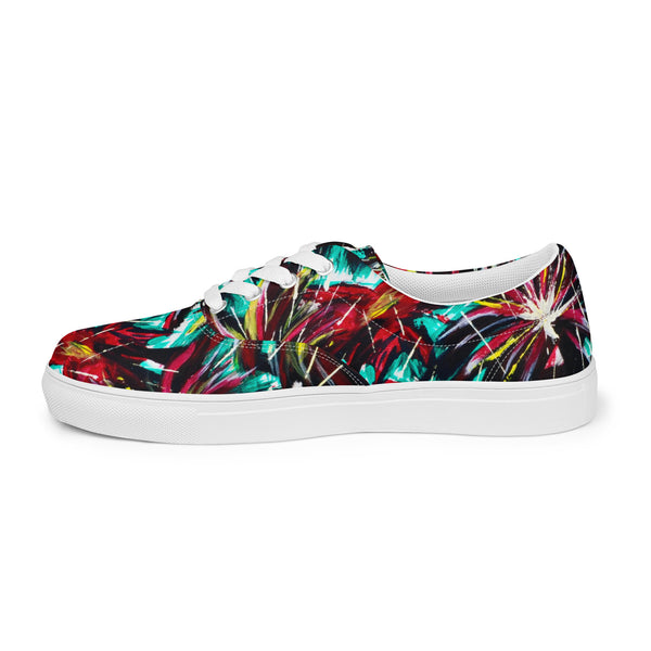 Women’s lace-up canvas shoes - Inspirate to Paint Designs