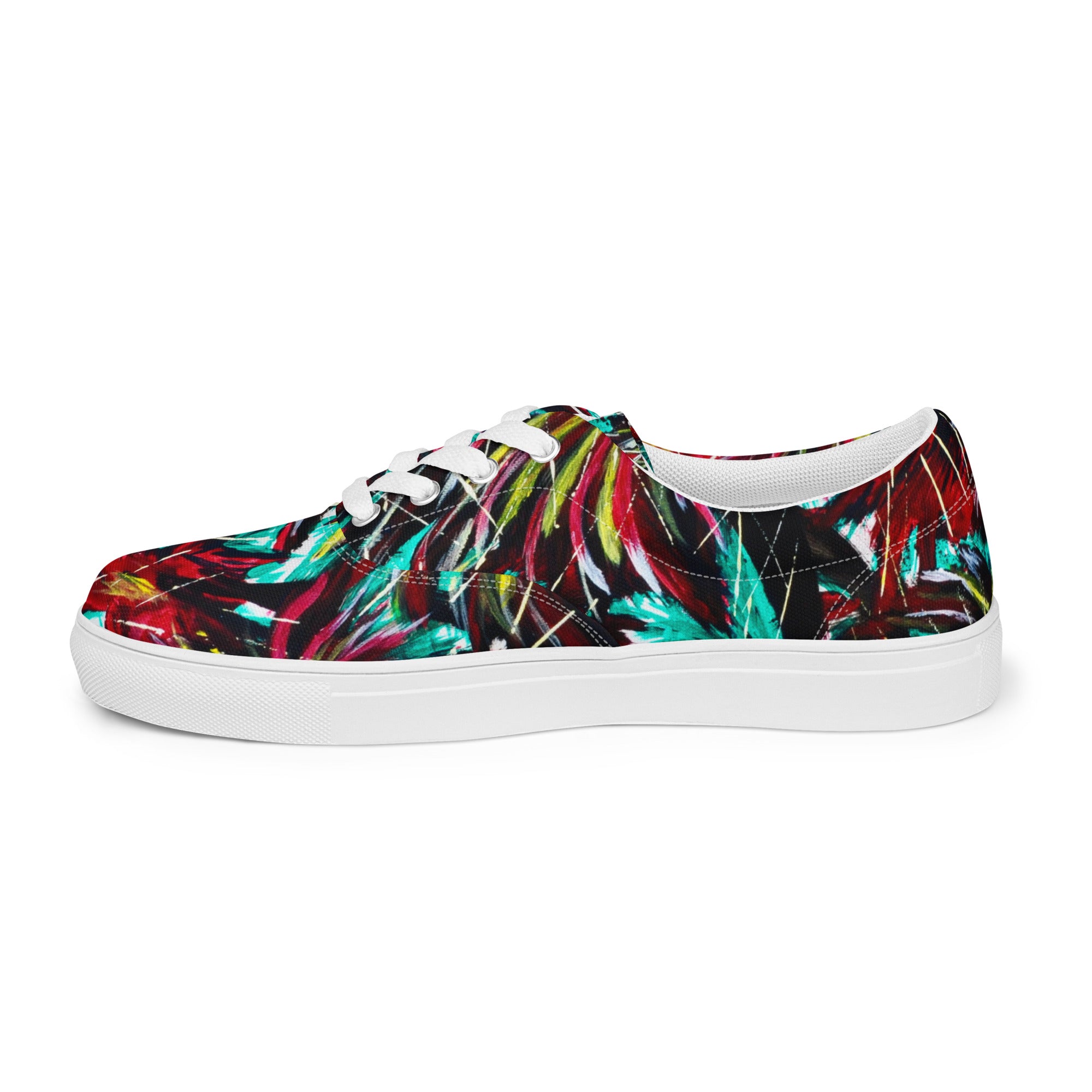 Women’s lace-up canvas shoes - Inspirate to Paint Designs