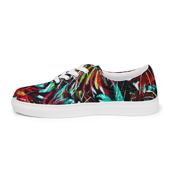 Women’s lace-up canvas shoes - Inspirate to Paint Designs